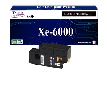 Toner compatible Xerox Phaser 6000/6010 (106R01630)-Noire - 2 000 pages