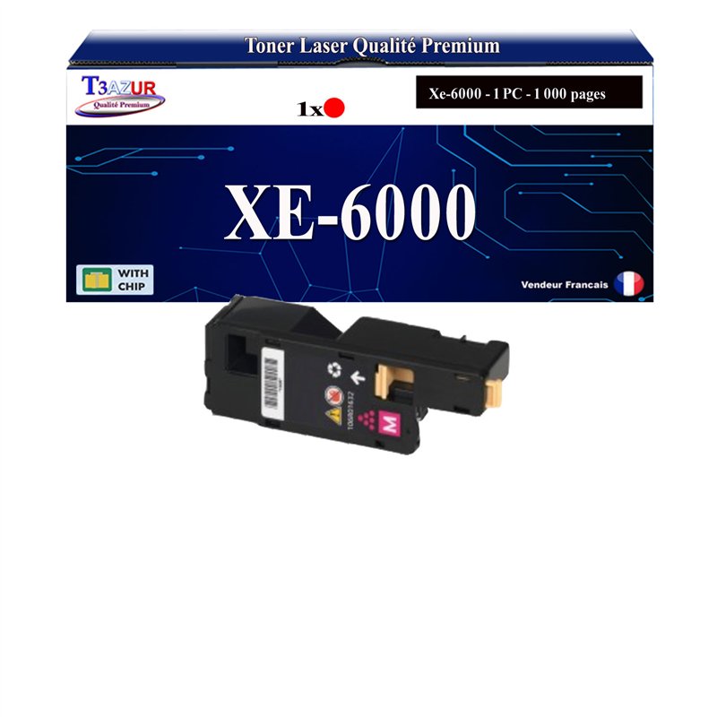 Toner compatible Xerox Phaser 6000/6010 (106R01628)-Magenta - 1 000 pages