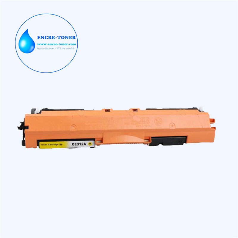 Toner compatible avec HP CE312A/CF352A (126A/130A)/ Canon 729 - Jaune- 1 000 pages