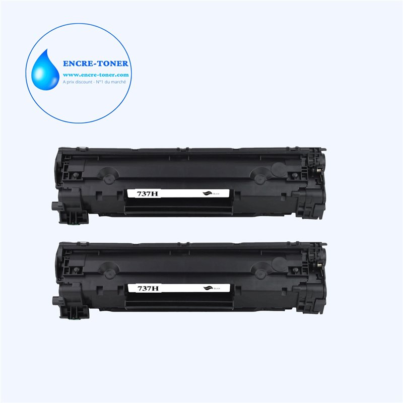 2x Toners compatibles avec Canon CRG-737 / CF283X - 2 400 pages