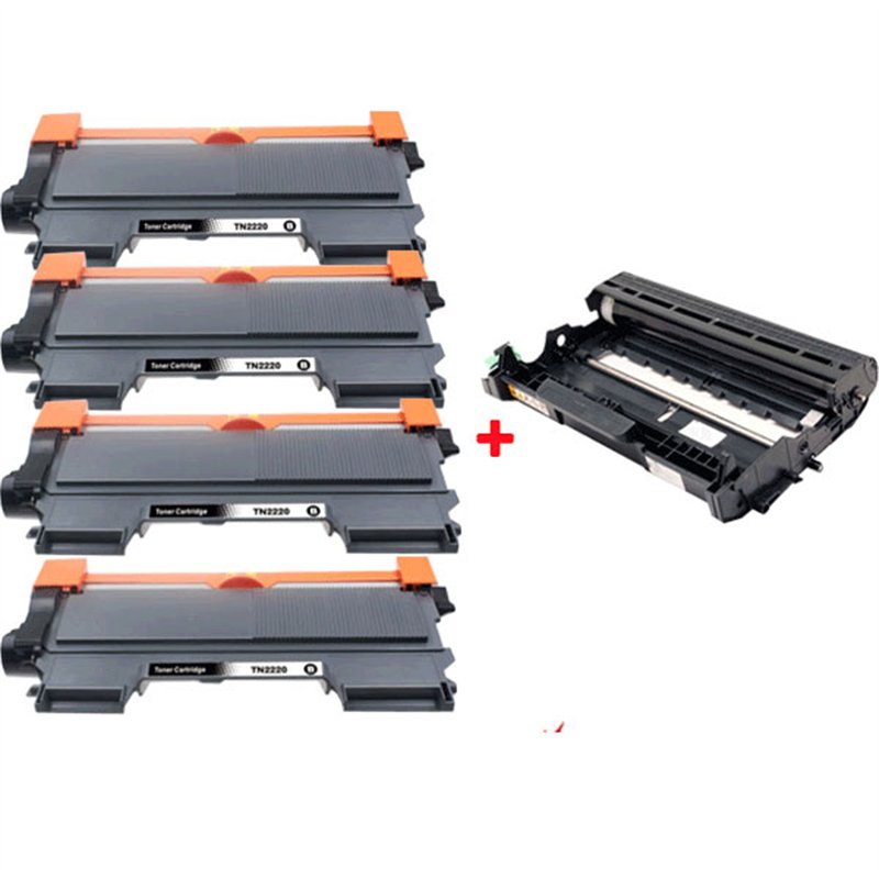 Toner + Tambour compatible Brother TN2220 + DR2200