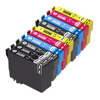 Lot de 8 Cartouches compatibles Epson 503XL