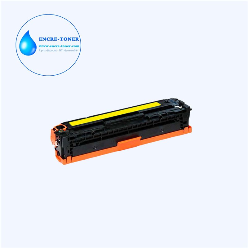 Toner compatible avec HP CB542A - Jaune -1 400 pages