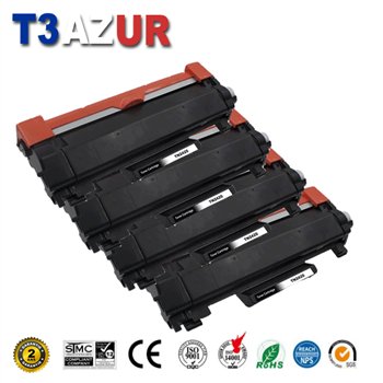 4x Toners compatibles Brother TN2420/ TN2410 - 3 000 pages