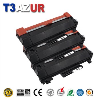 3x Toners compatibles Brother TN2420/ TN2410 - 3 000 pages