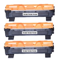 TN1050 - 3x Toners compatibles Brother TN1050 - Monochrome - 1 000 pages