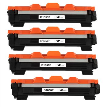 TN1050 - 4x Toners compatibles Brother TN1050 - Monochrome - 1 000 pages
