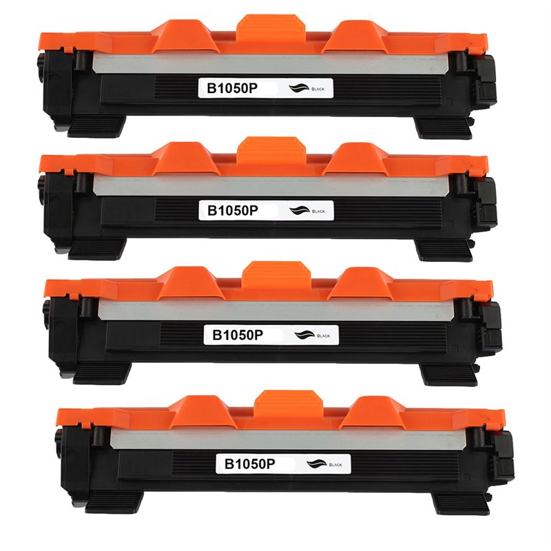 TN1050 - 4x Toners compatibles Brother TN1050 - Monochrome - 1 000 pages