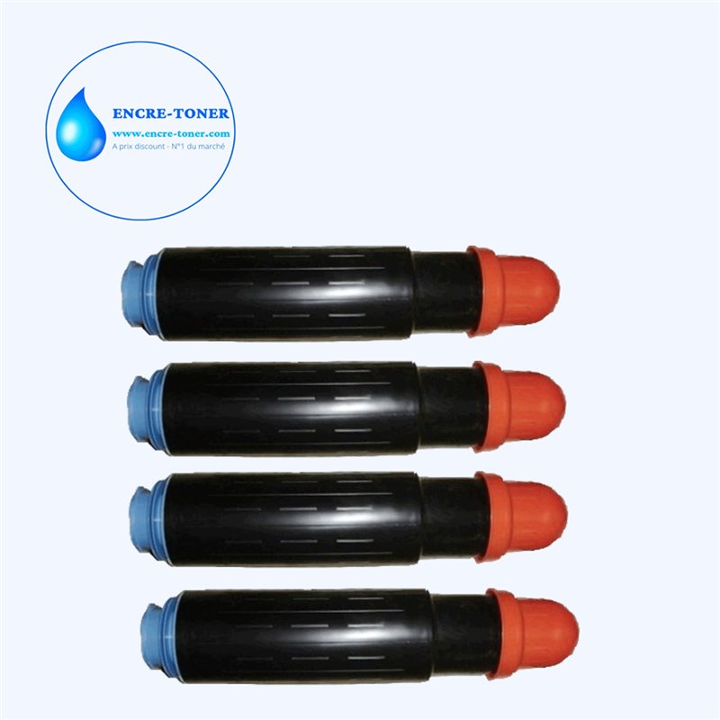 4x Toners compatibles avec Canon C-EXV22 (1872B002) - Noire - 48 000 pages