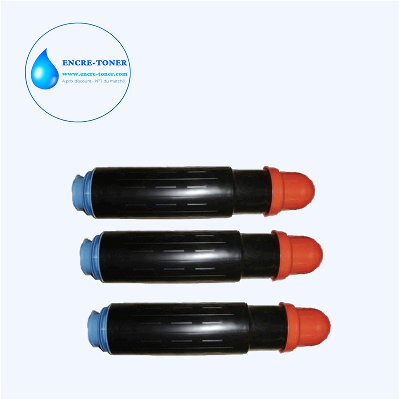 3x Toners compatibles avec Canon C-EXV22 (1872B002) - Noire - 48 000 pages