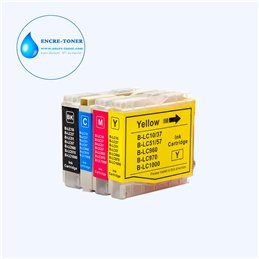 Lot de 4 Cartouches compatibles Brother LC1000/LC970 XL