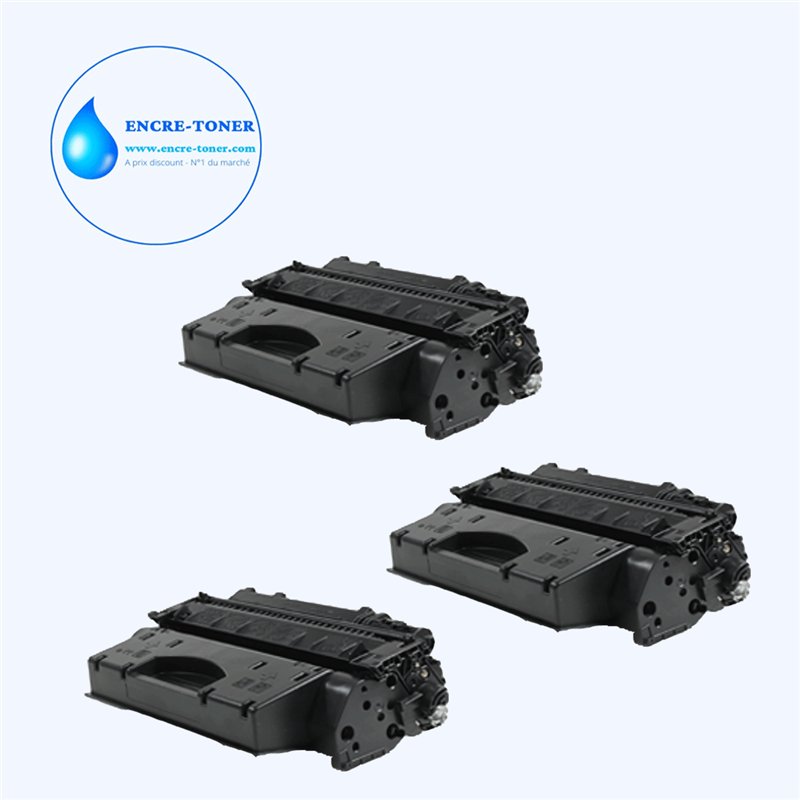 Lot de 3 Toners compatibles avec Canon 052H (2200C002)- 9 200 pages