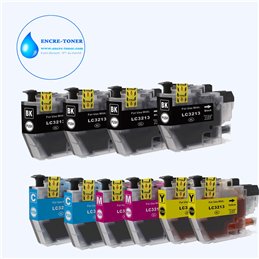Lot de 10 Cartouches compatibles Brother LC3213 / LC3211XL