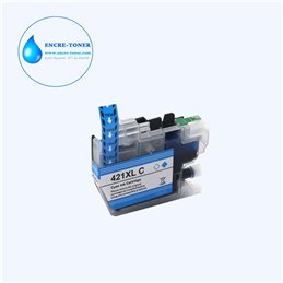 Cartouche compatible Brother LC421XL (LC421XLC) Cyan