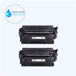 2x Toners compatibles Canon 057H (3010C002/3010C004) - 10 000 pages