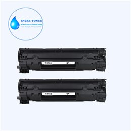 Lot de 2 Toners compatibles HP CF283X (83X)- 2 400 pages