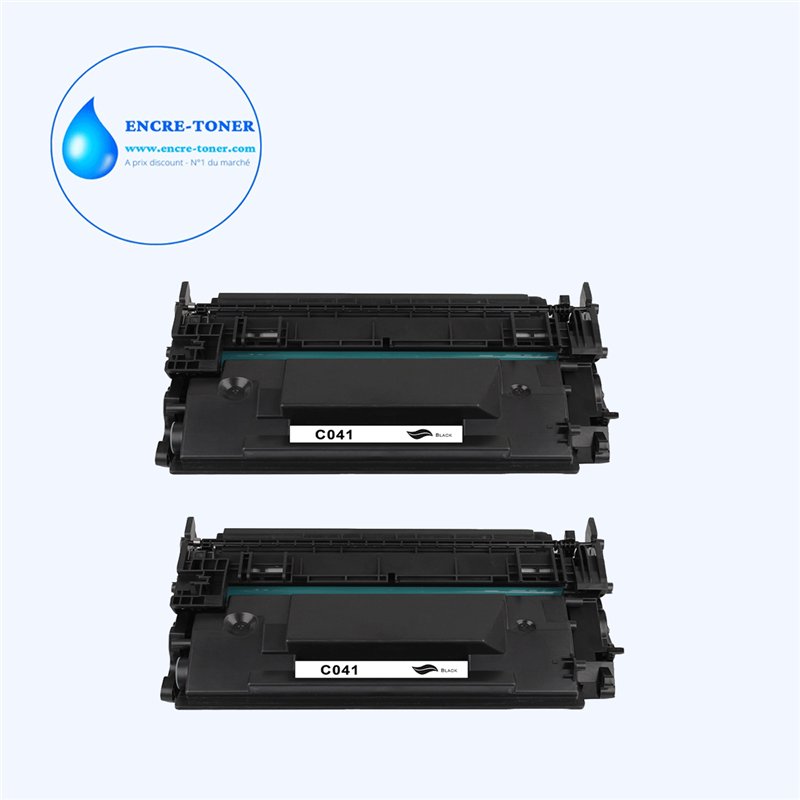 2x Toners compatibles avec Canon 041 (0452C002) - 10 000 pages